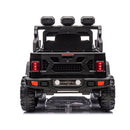 24V Ride On Large PickUp Truck car for Kids,ride On 4WD Toys with Remote Control,Parents Can Assist in Driving,Bluetooth music version,Pickup truck design with spacious storage in the rear.