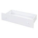 Loft Platform Bed With 7 Drawers And Full Guardrails, Modern L Shaped Space Savin