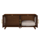 Myra Indoor Premium Rubber Wood Cat Cabinet with Cozy Cushion by HouseOfZazla