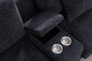 Celine - Fabric Corner Sectional Sofa With Right-Facing Chaise, Cupholders, And Charging Ports by HouseOfZazla