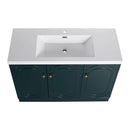 Contemporary Freestanding Bathroom Vanity With Resin Sink & Soft-Close Cabinet Doors by Unique Piece Furniture