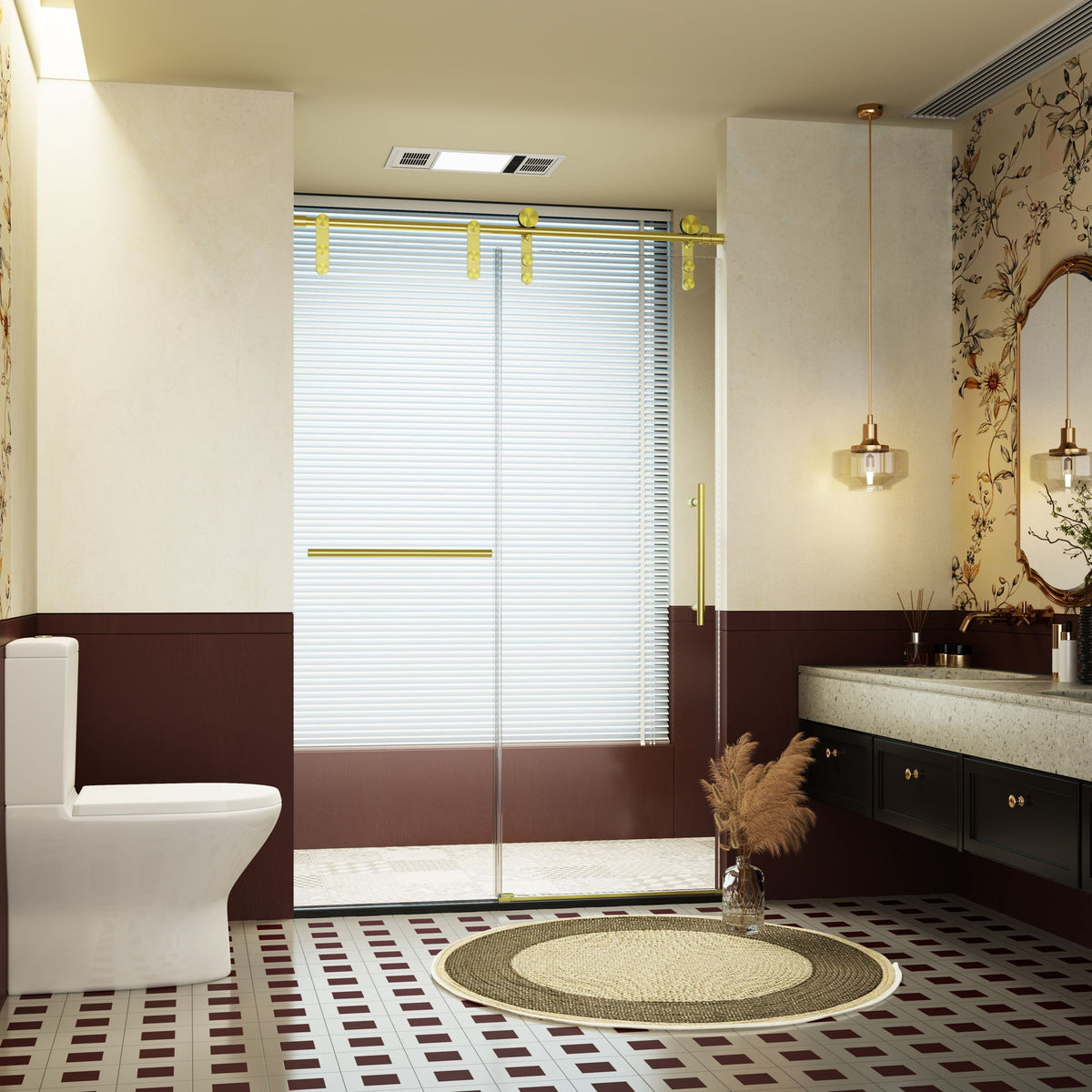 Frameless Single Sliding Shower Doors With Towel Rail & Handle, photo 25 of 40