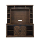 Aksel - Entertainment Center (Include 91617Fir) - Walnut