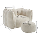 Soft Bean Bag Chair With High Resilient Foam by Unique Piece Furniture