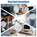 8.66" Clip On Fan with 90° Oscillation & 2 Speed Settings