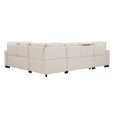 Cairo - Sectional With Pullout Sleeper by HouseOfZazla