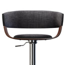 Lowell - Multi-Functional Adjustable Swivel Bar Stool by HouseOfZazla