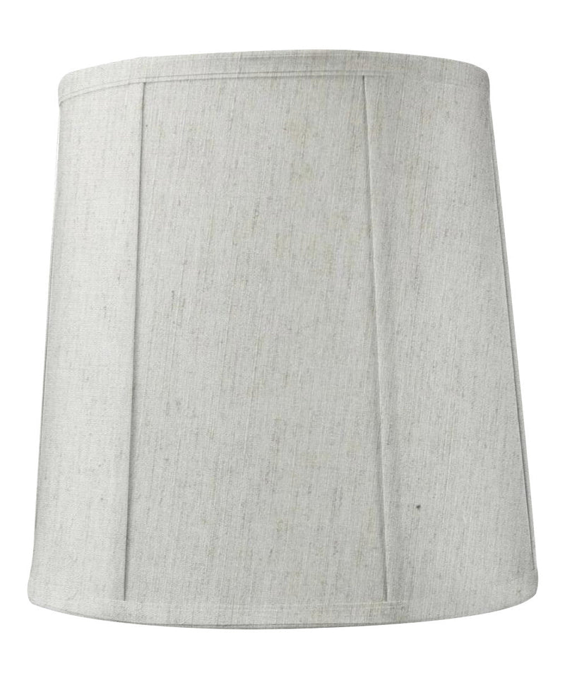 14"W x 15"H Softback Drum Shade Textured Oatmeal Fabric