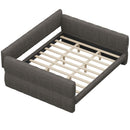 Upholstered Platform Bed With USB Charging by HouseOfZazla