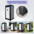 Person Portable Toilet Cabin – Outdoor Restroom with Light, Sink & Vent Fan by HouseOfZazla