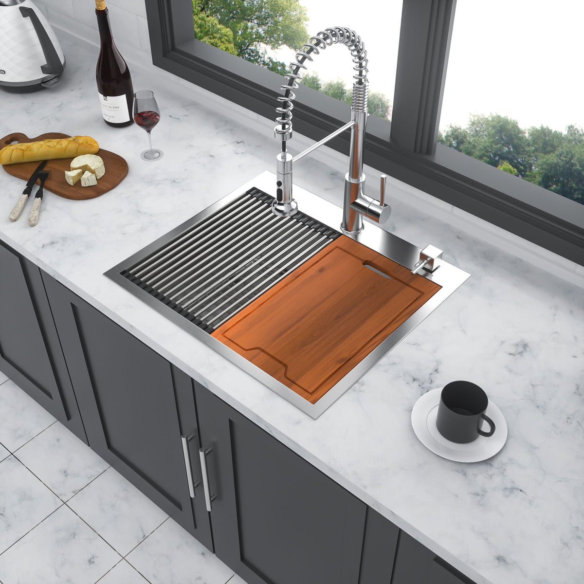 Drop In Kitchen Sink Stainless Steel 16 Gauge, photo 21 of 38