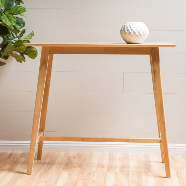 Natural Oak Wood Bar Table, photo 2 of 8