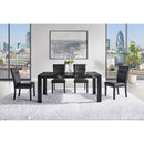 Olga - Dining Chair Set (Set of 2) - Charcoal Black by Unique Piece Furniture