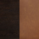 Tegan Faux Leather Upholstered Dining Side Chair Cognac (Set of 2)