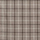 Plaid Rod Pocket and Back Tab Curtain Panel with Fleece Lining