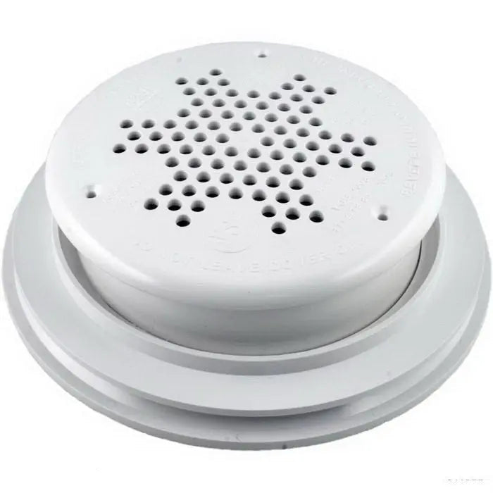 A&A Manufacturing Aquastar 10" Round PDR Main Drain W/Frame/Grate [White] (560745)