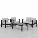 Outdoor Patio Set, All-Weather With Thick Cushions by HouseOfZazla