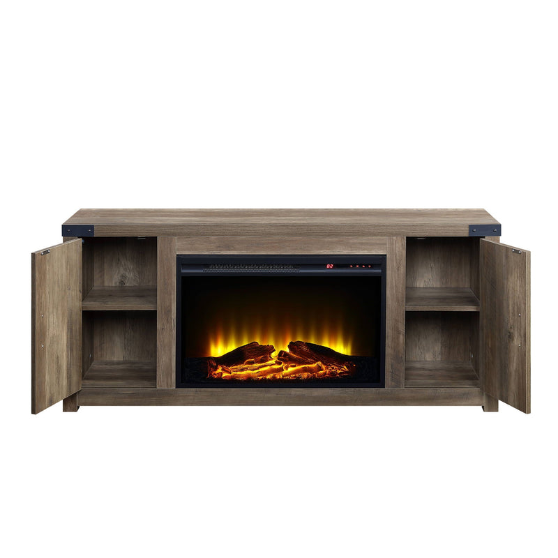 Tobias - Fireplace - Oak / Rustic, photo 3 of 6