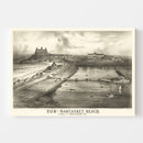 Vintage Map of Nantasket Beach, Massachusetts 1879