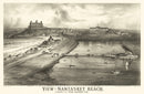 Vintage Map of Nantasket Beach, Massachusetts 1879
