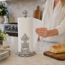 Fleur-De-Lis Paper Towel Holder by Arthur Court Designs