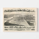 Vintage Map of Lagoon Heights, Massachusetts 1880