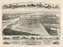 Vintage Map of Lagoon Heights, Massachusetts 1880