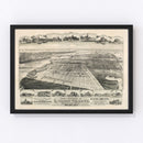 Vintage Map of Lagoon Heights, Massachusetts 1880