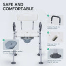 Knox Adult's Bedside Commode Chair