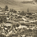 Vintage Map of North Leominster, Massachusetts 1887