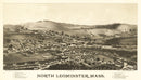 Vintage Map of North Leominster, Massachusetts 1887
