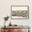 Vintage Map of South Acton, Massachusetts 1886