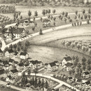 Vintage Map of South Acton, Massachusetts 1886