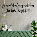 Grow Old Metal Wall Art