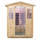Four Person Far-Infrared Old Fir Outdoor Sauna Room