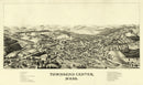 Vintage Map of Townsend Center, Massachusetts 1889