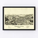 Vintage Map of Townsend Center, Massachusetts 1889