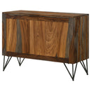 Komomo - 1 Adjustable Shelf Accent Cabinet - Gray by HouseOfZazla