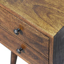 Mini 2 Drawer Nightstand by HouseOfZazla