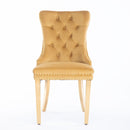 Nikki - Modern, High-End Tufted Dining Chair (Set of 2) by HouseOfZazla