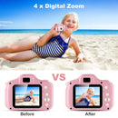 iMounTEK Kids Digital Camera w/ 2.0Ó Screen 12MP 1080P FHD Video Camera 4X Digital Zoom Games 32GB Card Supported Shockproof Child Camcorder for 3-10