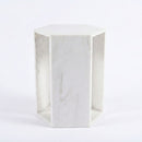 Modern Minimalist Hexagon Side Table by Unique Piece Furniture