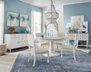 Echo Isles - Extendable 54" Round Dining Table - Sea Pearl And Driftwood by Unique Piece Furniture
