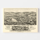 Vintage Map of Maynard, Massachusetts 1879
