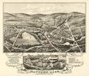 Vintage Map of Maynard, Massachusetts 1879
