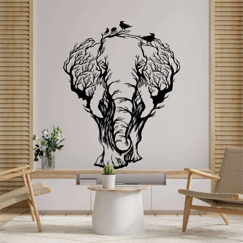 Elephant Metal Wall Art