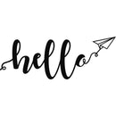 Hello Metal Wall Art