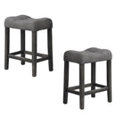 Transitional Counter Dining Set With 4 Tufted Stools by HouseOfZazla