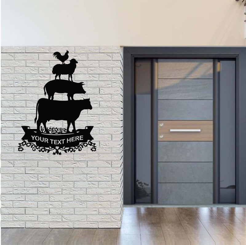 Farm Metal Wall Art