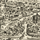 Vintage Map of Newton Centre, Massachusetts 1897